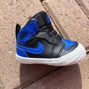 Nike Jordan 1 Baby Sneakers Black Blue